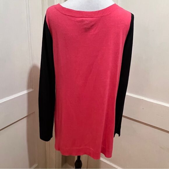 Nicole by Nicole Miller Lightweight Color Block Sweater - Women's Large - Picture 4 of 7